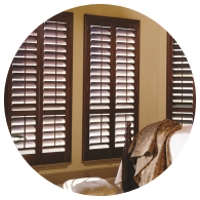 Orlando shutters for windows and doors. Made to measure shades with installation services