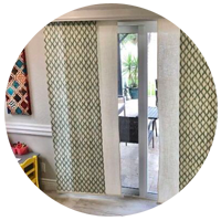Samples of window blinds, shutters and roller shades brought your home in Orlando